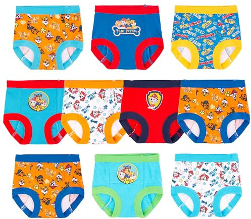 Paw Patrol Boys Toddler Potty Training Pant and Starter Kit with Stickers and Tracking Chart in Sizes 18M, 2T, 3T, 4T, 10-Pack Training Pant, 18M