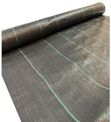 Jardin202 - Malla Antihierbas | Malla contra Malas Hierbas, Gramaje 110 Gramos Geotextil | Protección césped Artificial | Rollos Completos | 1,50x50 m (75m2) -
