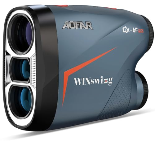 AOFAR GX-6F PRO Golf Laser Entfernungsmesser mit Neigung Geräten, 600Y, Kontinuierlichem Scan, Flaggensperre mit Pulsvibration, Zugelassen für den Wettbewerb, 0,2-Sekunden-Auslesung, Upgrade-Version