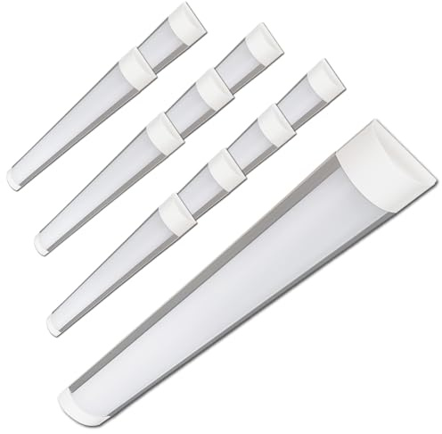 LED ATOMANT Pack 10x Pantalla Luminaria LED integrado, 120cm 40W, CCT (Selector de Color Blanco Calido, Neutro y Frio), 4000 lumenes