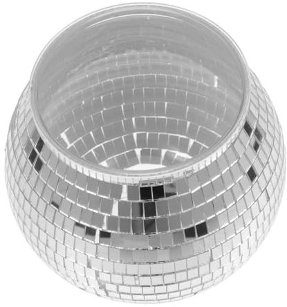 Ciieeo Disco Blumentopf Party Dekoration Heimdekoration Vase Töpfe Boho Dekorationen Schreibtisch Blumentopf Spiegelkugel Pflanzgefäße Disco Übertopf Pflanzgefäß Kinderzimmer