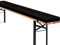 Cojines para Bancos de Cerveza 220x25 180x30 200x30 para Exterior/Interiores con Cremallera, Jardín Cojín Banco con Desenfundable Lavable y Fondo Antideslizante(Negro,180x28x3cm)