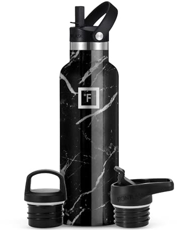 Botella Agua Acero Inoxidable - 710/950 ml - Botella Termica Agua Fría - Cantimplora Aislada Doble Pared sin BPA - Garrafa Termo Gym Gimnasio Senderismo Niños - Water Bottle