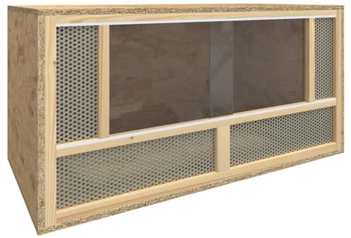Homgoday Träterrarium i flera lager, 80 x 40 x 40 cm, möbler för inomhus- och utomhusbruk