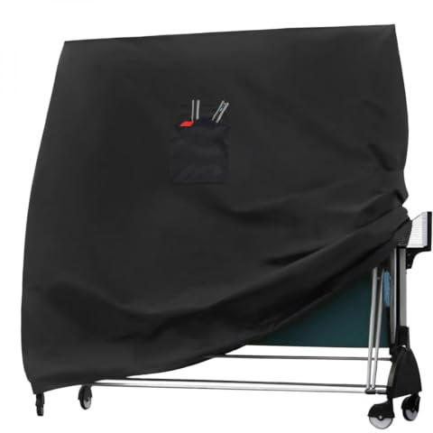 Linxor - Housse de Protection pour Table de ping-Pong, Tissu Oxford 210D - Noir