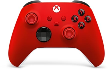 Xbox Wireless Controller – Pulse Red Series X|S, One, and Windows Devices