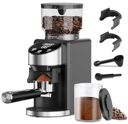 Gevi Coffee Grinder Electric,Coffee Bean Grinder with 35 Grind Settings for Espresso,Drip,French Press,Burr Coffee Grinder for Home Use,Anti-static Design,Black