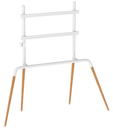 HYJYGM TV Stand TV Floor Stand for 32-86 Inch TVs, Portable Corner Studio Display Stand with Four-Legged Base, Non-Slip TV Mount Stand Hold Up 45kg/99lbs (Color : B)
