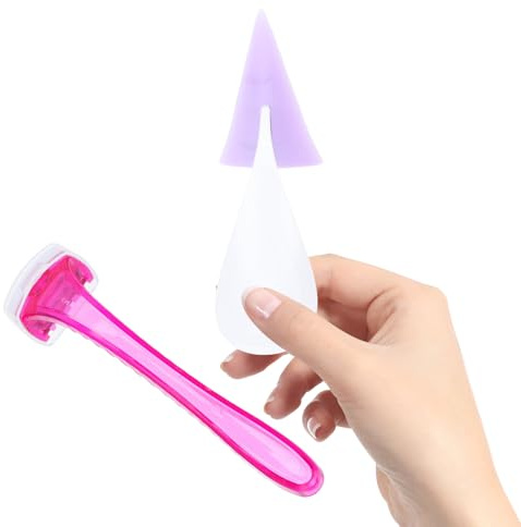 CHICAMPERA Rasoio per Bikini da Donna Set Lame Affilate, Trimmer per Peli Intimi Privati, Leggero e Portatile per Depilazione Delicata e Uso in Viaggio Colore Casuale