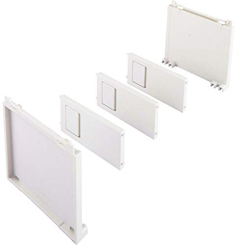 BLUM AMBIA-LINE Flaschenset, B100mm, Kunststoff seidenweiß matt