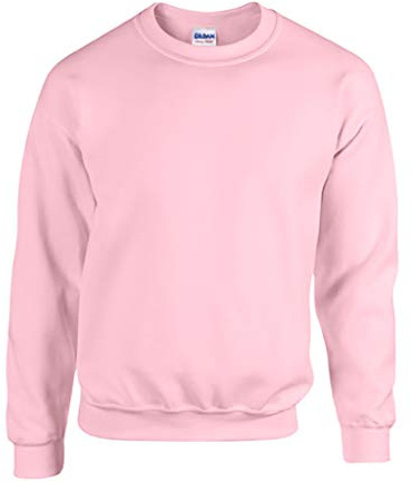 Gildan Men's Sweatshirt, light pink, L