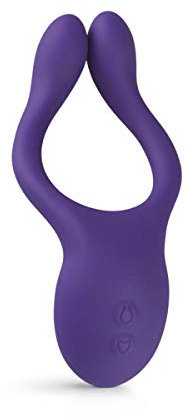 Teazers Paar Vibratoren – Multifunktionaler Vibrator für Mann und Frau – Paar Spielzeug Sex für zusätzlichen Spaß - Lila