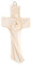 Holy Family Crucifix Holy Family en forme de croix 16 cm en résine et marbre en poudre murale/clé moderne | unique en son genre | produit fait main en Italie