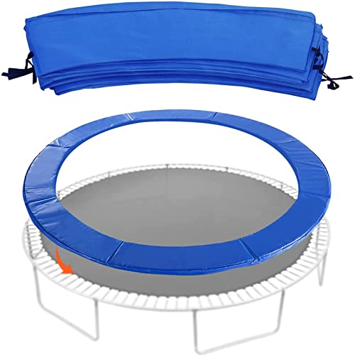GXFXLP Trampolin Randabdeckung Ø 396 427 cm Federabdeckung Trampolin Umrandung Wasserdicht Reißfest UV-beständig, Blau,Ø 396cm/13ft