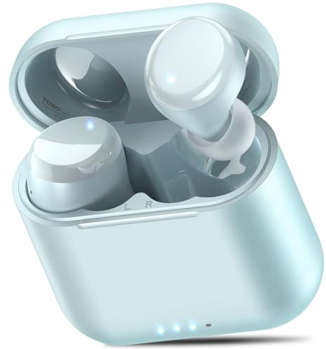 TOZO T6 Wireless Earbuds, Bluetooth 5.3 Ear Buds, Stereo Sound in Ear Headphones, 50 Hours Playtime for Travel, Work and Calls, Wireless Charging, APP Customizable EQs, IPX8 Waterproof Earphones