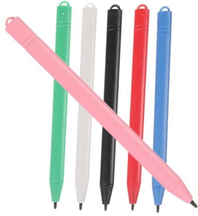 Gadpiparty 6 Pièces Stylet pour Tablette LCD Crayon Tactile Stylet Universel Léger pour Dessin Écriture Tablette Portable Haute Sensibilité