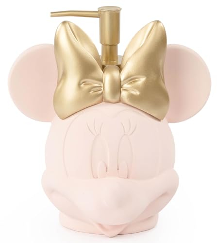 Jay Franco Disney Minnie Maus Seifenspender – Seifenspender aus Kunststoff – Bad-Accessoire