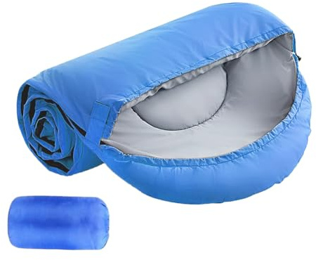 Saco de Dormir Ligero | Saco De Dormir Adultos para Exterior Y Climas Fríos,Equipo Supervivencia Caliente Suministros Mochilero para Viajes Exteriores Senderismo Escalada Unisex Hombres Mujeres