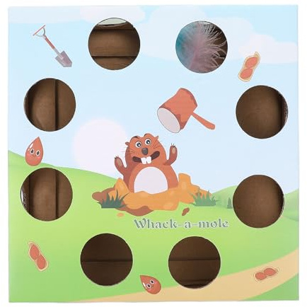 Fabater Scatola Interattiva per Gatti Intelligente, Giocattolo in Carta Ondulata Antigraffio, Intrattenimento Automatico per Giochi Ed Esercizi con Animali Domestici, per gli Amanti dei Puzzle di