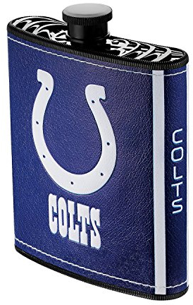 Pro Specialties Group NFL Indianapolis Colts Flachmann, Kunststoff, 200 ml