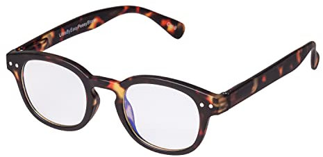 Ultra Tortoise Horn Rim Frame Childrens Anti Blue Light Glasses Kids Blue Light Blocking Glasses Anti Eye Strain Computer Glasses Boys Girls Classic Clear Blue Light Gaming Glasses Computer Reading