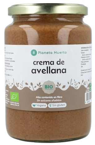 PLANETA HUERTO | Crema de Avellanas ECO 700 g 100% Avellanas Ecológicas - Crema de Avellanas Rica en Ácido Oleico, Antioxidantes y Vitaminas