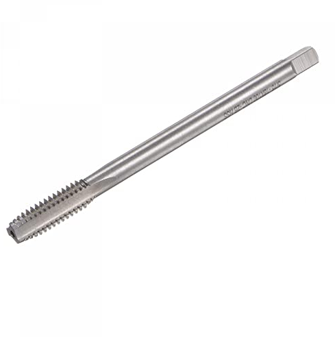 sourcing map Filetage Fraisage Tarauds, 5/16-18 UNC Haute Vitesse Acier (HSS) 3 Droit Cannelures Machine Vis Filetage Filetage Taraud, 4 Longueur (Extra Long)