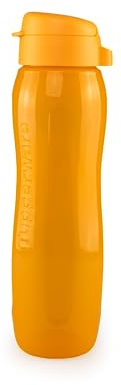 Tupperware EcoEasy II Trinkflasche 750 ml Orange (inkl. Kiwi Löffel)