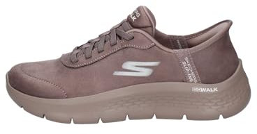 Skechers Dam Go Walk Flex Sneaker, Brun, 40 EU