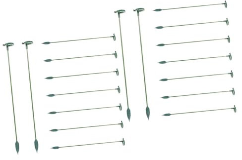 BESPORTBLE 20 STK Blumentopfständer Blumenständer Hortensienpflanze Pflanzen Blumenstützpfähle Unterstützung Für Einzelne Stängel Der Fester Blumenhalter Orchideenfeste Stäbe Abs