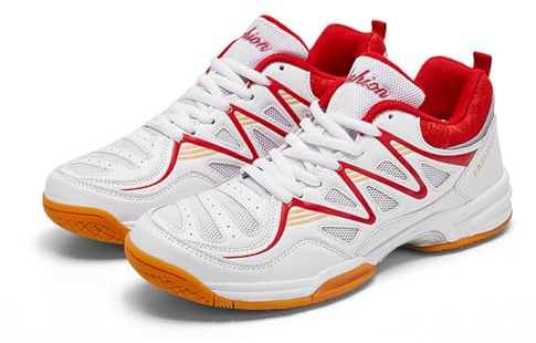 Hixingo Badmintonschuhe Männer Tennisschuhe Herren, Unisex Squashschuhe Hallen- & Fitnessschuhe Eva Gepolsterte Sohle Sneakers für Tennis,Basketball,Volleyball,Usw