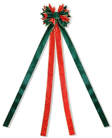 Weihnachts-Spitze – festliches Accessoire zum Krönen Ihres Weihnachtsbaums | Klassisches Design mit glänzender Oberfläche, ideal für eine warme und fröhliche Atmosphäre, eleganter Stern oder Engel,