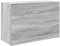 vidaXL Bad-Wandschrank Grau Sonoma 60x25x40 cm Holzwerkstoff, Bad-Hängeschrank, Hängeschrank Badezimmer, Wand-Badschrank, Hängeschrank Bad
