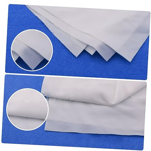 Yardenfun Lot de 100 Chiffons Antistatiques Absorbants en Microfibre 15 x 15 Cm, Tissu sans Poussière pour Nettoyage Laboratoire Et Électronique, Usage Professionnel, Couleur Blanche