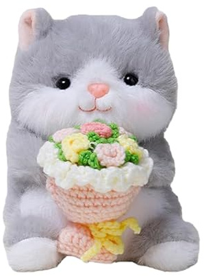 Generisch en Peluche avec Bouquet de Fleurs, Doudou à Fleurs, pour Femme, mère, Noël, Anniversaire, Mariage ou Saint-Valentin