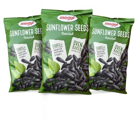 Mogyi – Roasted Black Sunflower Seeds 200g (Pack of 3) | Crunchy Natural Snack | High-Protein Seeds