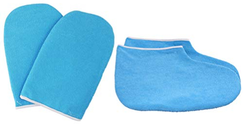 Beaupretty 1satz Paraffintherapie Set Mit Wachs Fußbedeckungen Und Handschuhen Isolierende Fäustlinge Für Hand Fußpflege Für Spa Heimgebrauch