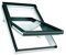 Kunststoff Dachfenster 66x118 cm OptiLight PVC THERMO von FAKRO Konzern | mit 2-fach Verglasung, Lüftungsblende und Eindeckrahmen für Ziegel | Schwingfenster von FAKRO Gruppe
