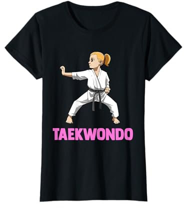 Taekwondo Mädchen Kampfsport Kinder T-Shirt
