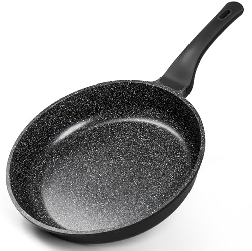 MICHELANGELO Frying Pans Nonstick - Large Non Stick Frying Pan 12 Inch | Ease of Cleaning, All Stovetops Compatible, Built to Last, Stay-Cool Handle