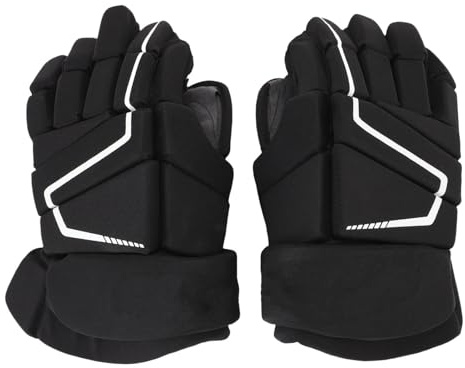 LOCADENCE Ishockeyhandskar, Nylon EVA Foam Skyddsskyddande Roller Street Hockeyhandskar för Spelare Ungdom (11 tum)