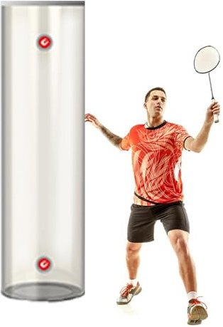 Generico Tubo Magnetico per Badminton, Tubo per Palline da Badminton,Tubo Organizzatore Palline Volani | Attrezzatura da Allenamento per per lezioni di educazione Fisica, Palestra, Cortile, Campo da