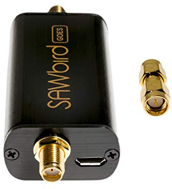 Nooelec SAWbird GOES - Module d'Amplificateur à Filtre de Bruit Ultra Faible et Très Faible (LNA) Premium pour Applications NOAA (GOES/LRIT/HRIT/HRPT). Fréquence Centrale de 1688 MHz