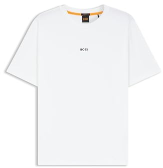 BOSS Tchup, T-shirt, Bianco 100, L, da Uomo