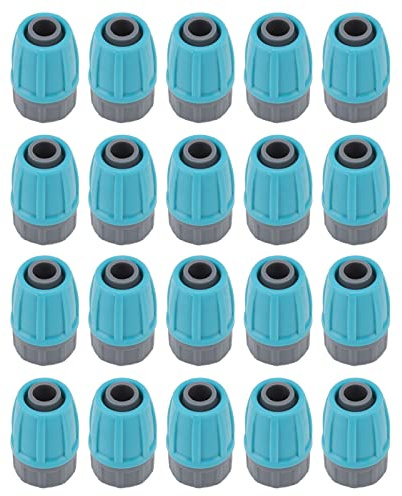 15 Connettori Dadi Bloccati per Tubi di Irrigazione da 16mm, Raccordi per Irrigazione a Goccia, Connettori Spinati con Blocco, Adattatore per Tubo di Irrigazione, Connessione Dritta Anti Caduta
