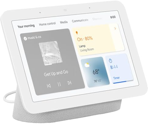 nest hub Google 2.ª generación: Asistente KI Virtual Automatiza tu hogar, Dirige Tus Dispositivos y Disfruta del Audio en Varias Habitaciones