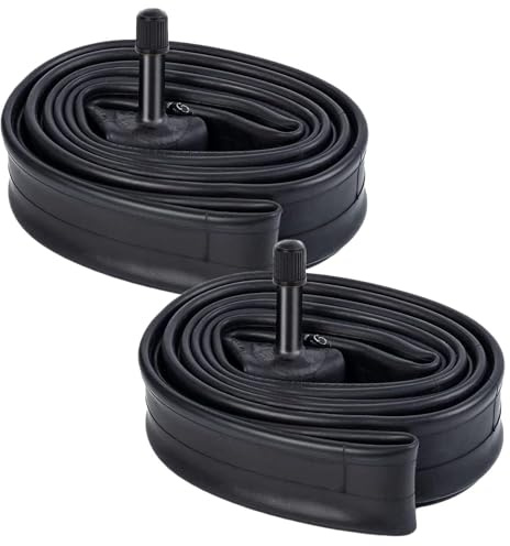 YunSCM 2PCS 40/47-559 26 Pouces Chambre à air 26x1.50/1.75 AV32mm Valve Compatible Route/Ville/Vélo de Montagne Chambre à air 26x1.50 26x1.60 26x1.70 26x1.75