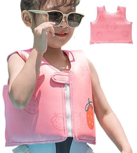 Chaleco de natación para niños | Chaquetas de natación flotantes para niños, traje de baño para niños con correa de seguridad ajustable para más de 2 años de edad, playa, lago, piscina, parque