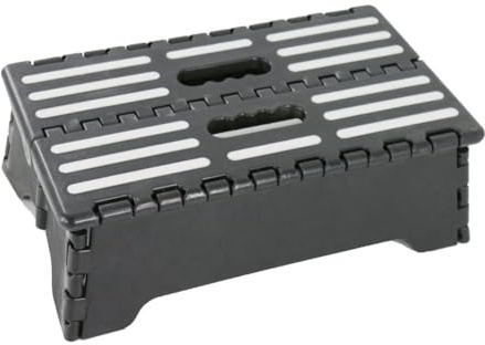 lyanny Folding Step Stool, Robust Non-Slip Stable Ladder, Folding Step Stool, for Children, Adults, Seniors, Bed, Bathroom, Kitchen, Chair, Dorm, Home, Outdoor, Shower and Car