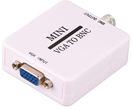 MENDUNER Mini VGA Till BNC Video Converter Adapter, 1080P HD @60Hz USB-driven för HDTV Monitor TV Dator